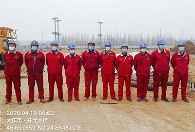 抗疫克難，凝心聚力——工地上的早會(huì)！  